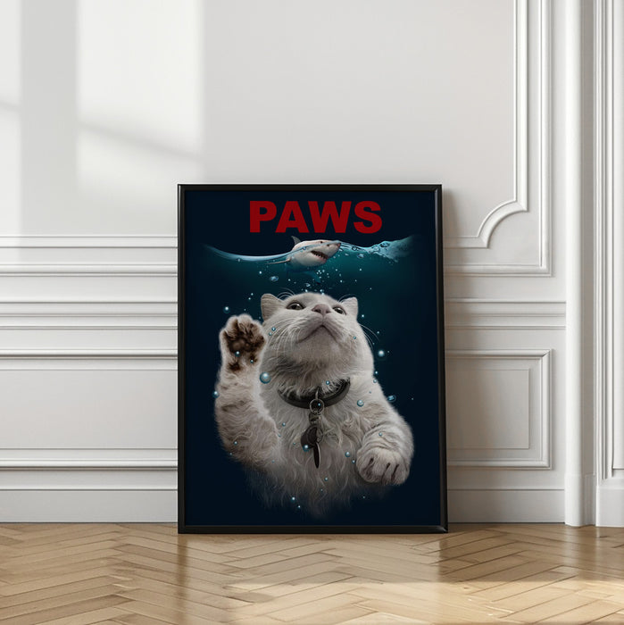 PAWS Framed Art Wall Decor