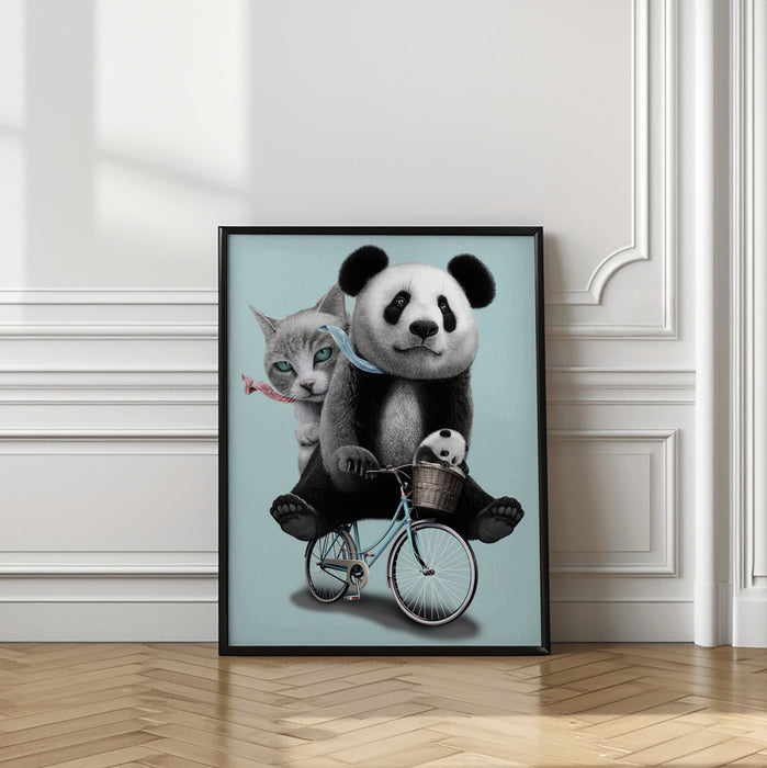 best friends go riding Framed Art Wall Decor