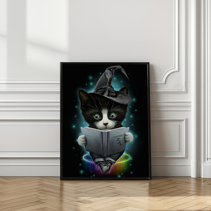 magical cat Framed Art Wall Decor