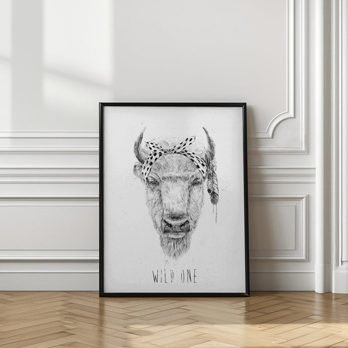 Wild one Framed Art Modern Wall Decor