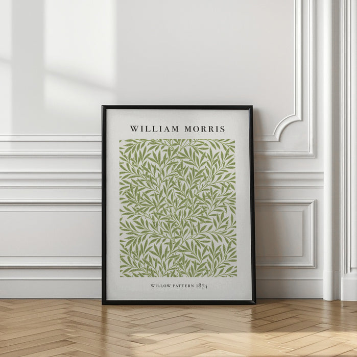 Willow Pattern Framed Art Modern Wall Decor