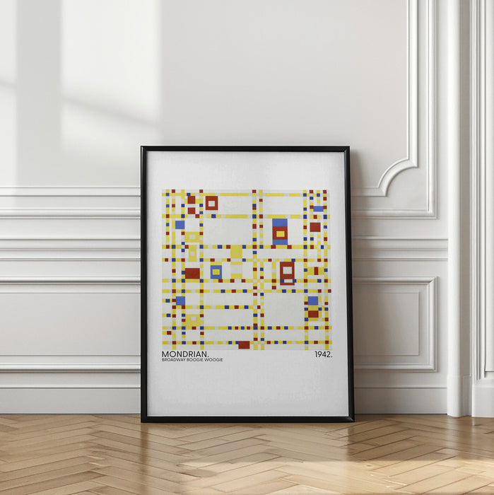 Broadway Boogie Woogie Framed Art Modern Wall Decor