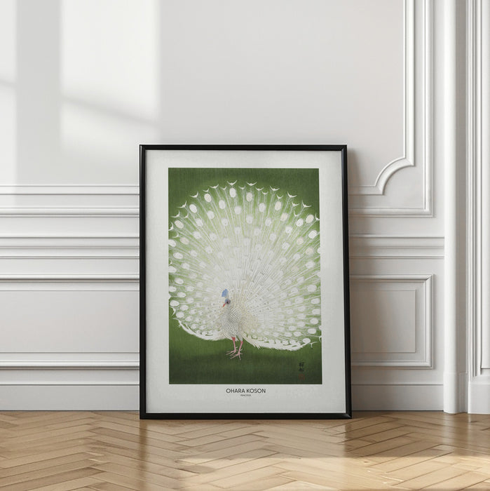 Peacock - Cropped Framed Art Wall Decor