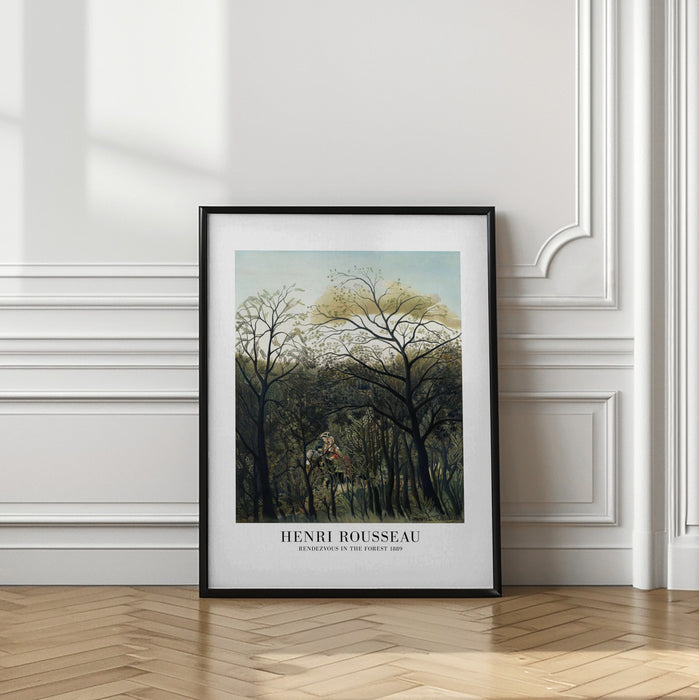 Rendezvous In The Forest Framed Art Modern Wall Decor