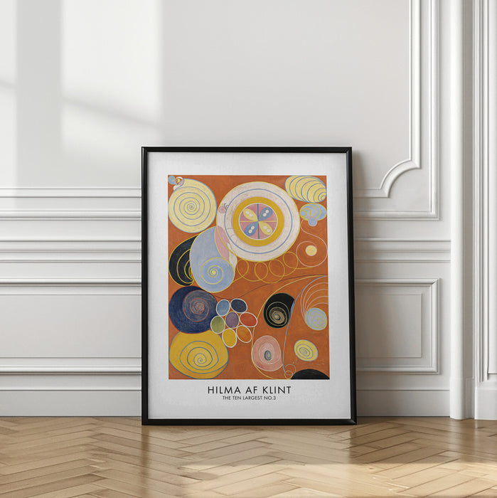 The Ten Largest No.3 Poster Framed Art Modern Wall Decor