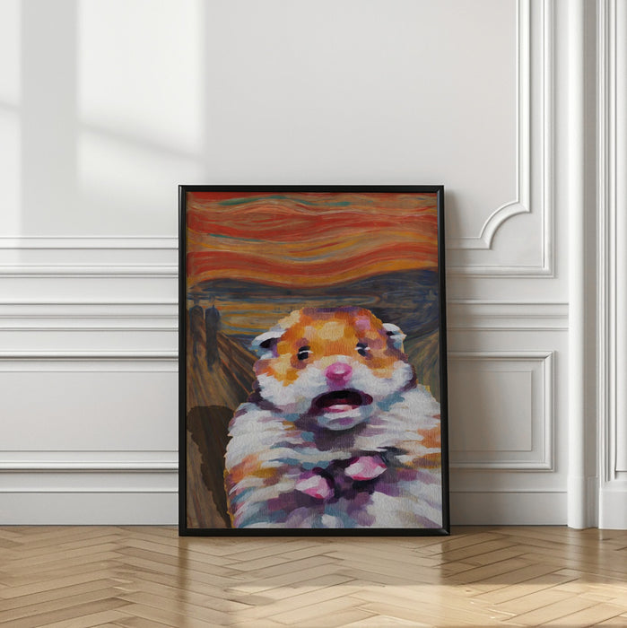 HAMSTERONI PEPERONI Framed Art Modern Wall Decor