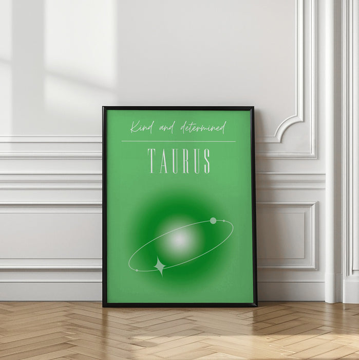 Taurus Zodiac Print Art Framed Art Modern Wall Decor