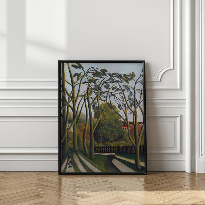 The Banks Of The Bier Near Bicetre Framed Art Wall Decor