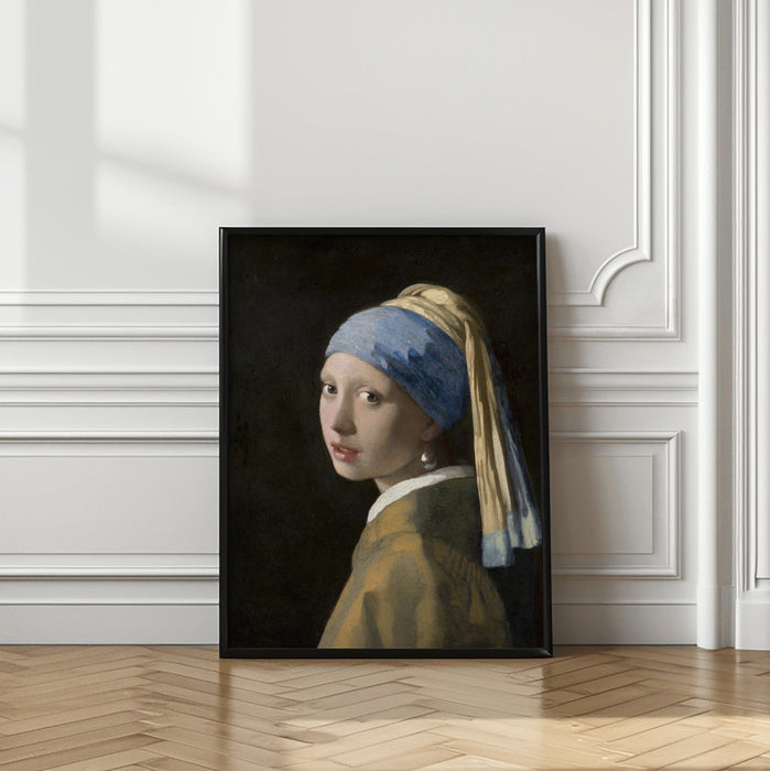 Girl with a Pearl Earring Framed Art Modern Wall Decor