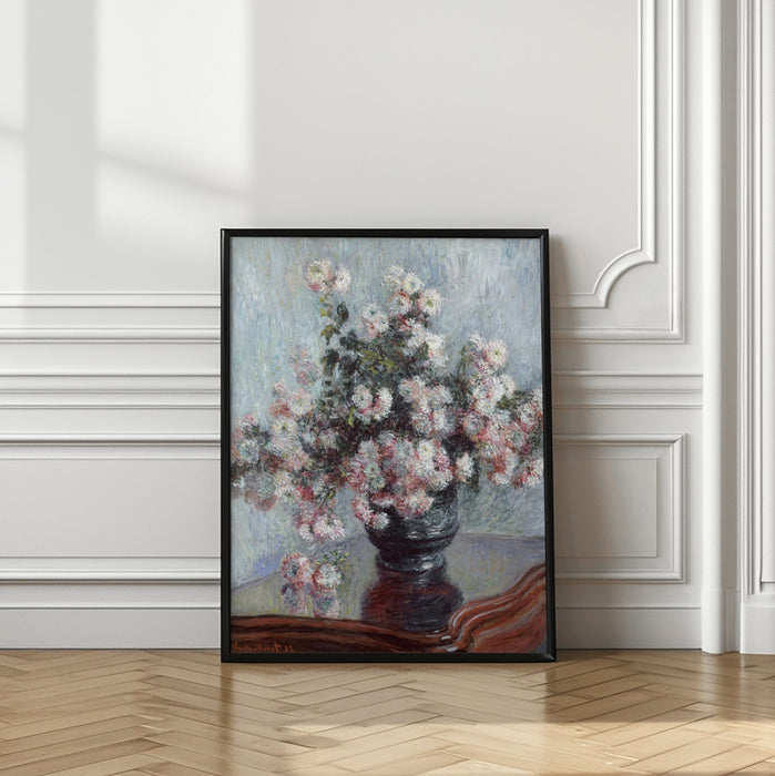 Chrysanthemums Framed Art Modern Wall Decor