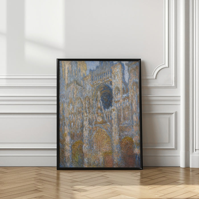 Rouen Cathedral - The Facade in Sunlight Framed Art Wall Decor