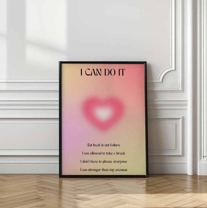 Motivational Aura Poster Framed Art Wall Decor