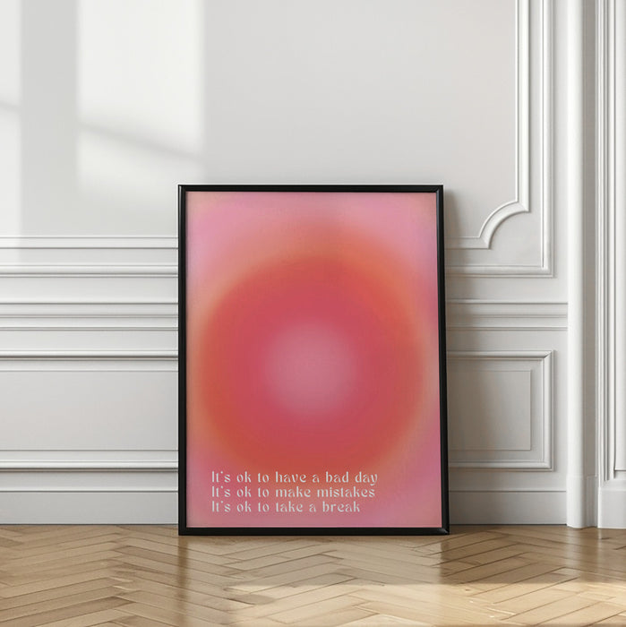 Motivational Aura Poster Framed Art Wall Decor