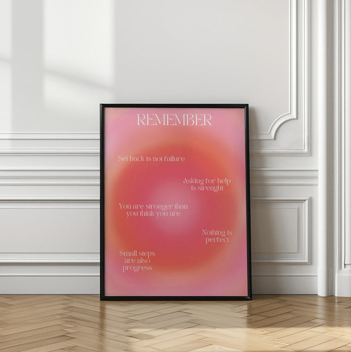 Motivational Aura Poster Framed Art Wall Decor