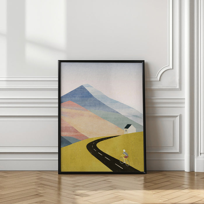 Cycling Home Framed Art Modern Wall Decor