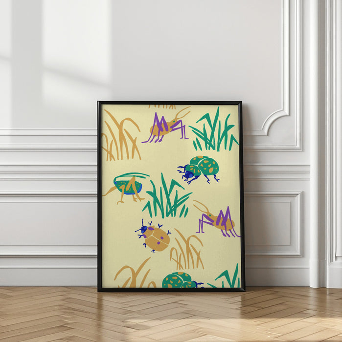 Garden Life Framed Art Modern Wall Decor