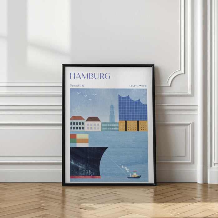 Hamburg, Germany Framed Art Wall Decor