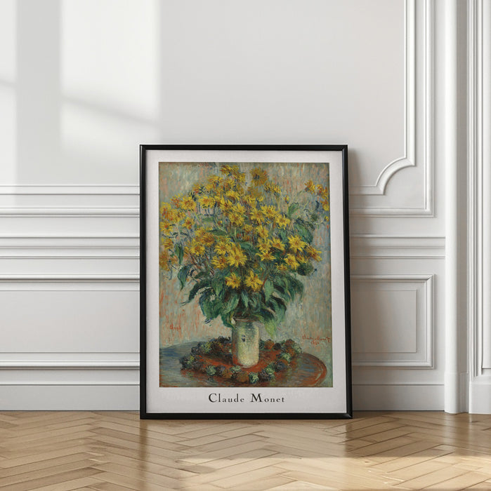 Jerusalem Artichoke Flowers Framed Art Wall Decor