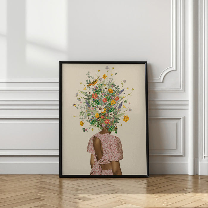 Wildflower bouquet Framed Art Wall Decor