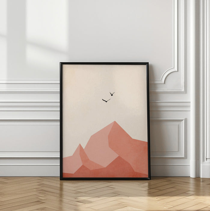 Zugspitze, Eins Framed Art Modern Wall Decor