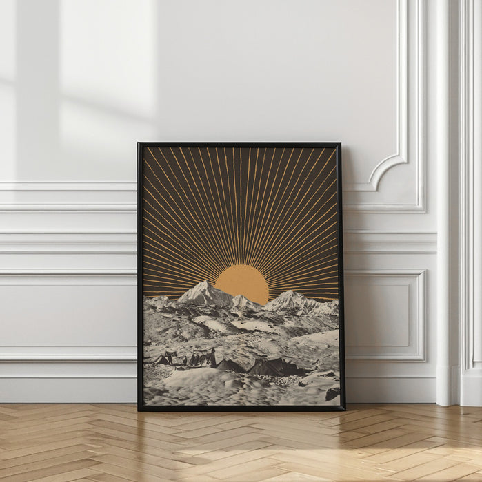 Mountainscape Nº6 Framed Art Modern Wall Decor