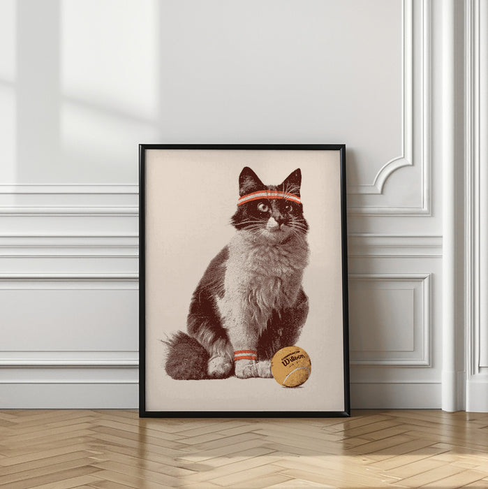 Chat Tennis Framed Art Wall Decor