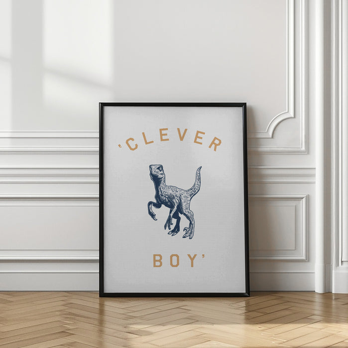 Clever Boy Framed Art Wall Decor