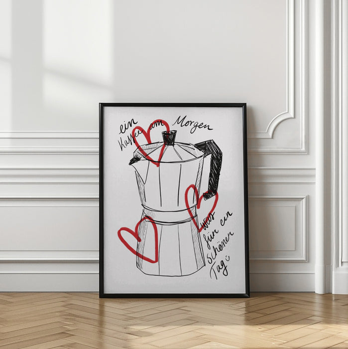 Kaffee am Morgen Framed Art Wall Decor