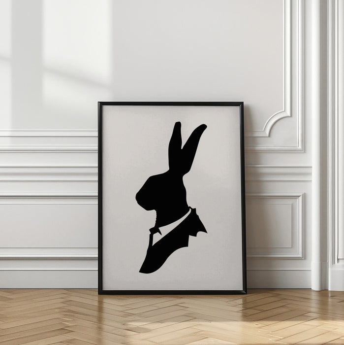 Monsieur Lapin Framed Art Wall Decor