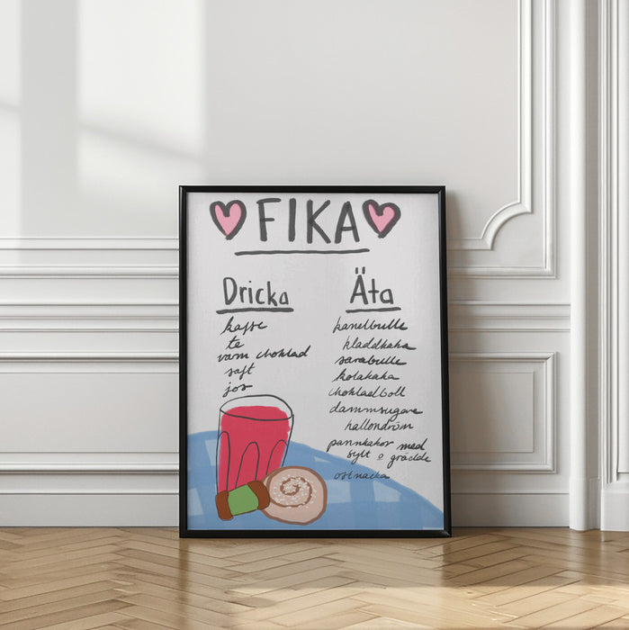 Fika Framed Art Modern Wall Decor