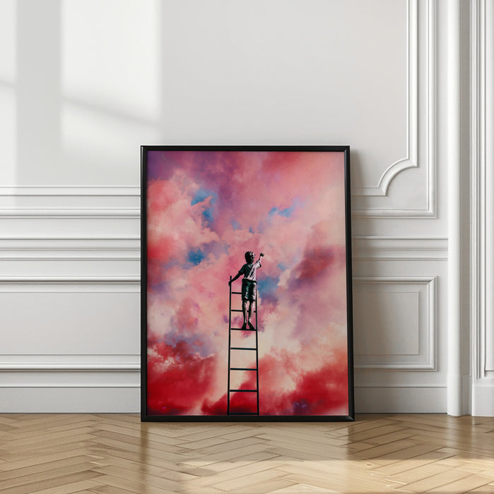 Cloud Painter Framed Art Modern Wall Decor