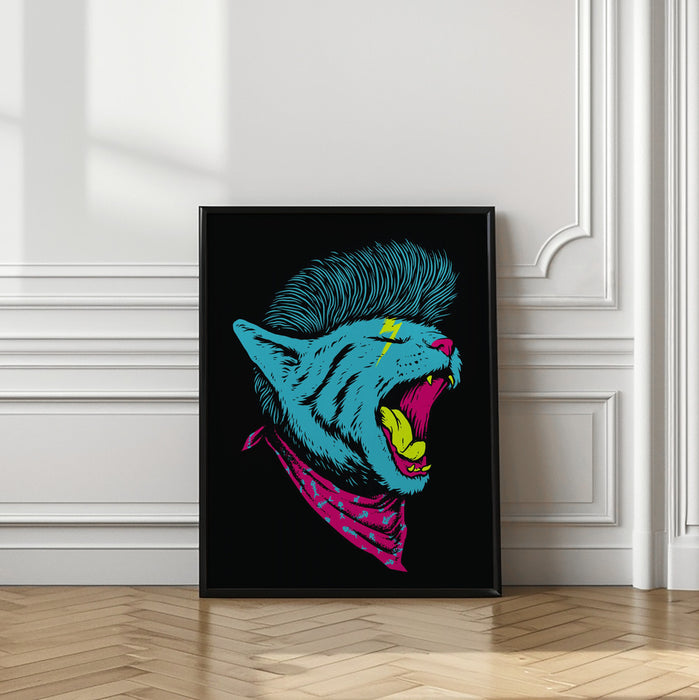 The Killer Cat Framed Art Wall Decor