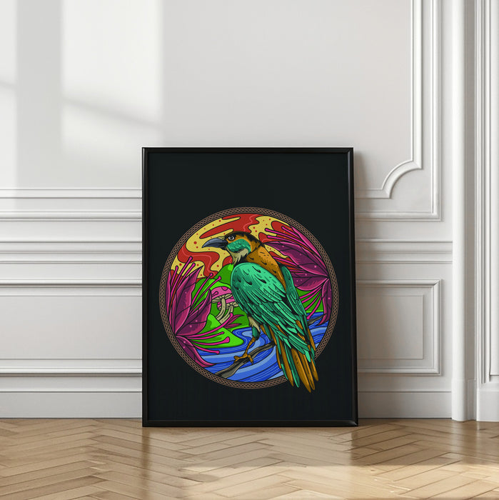 The Wise Crow Framed Art Wall Decor