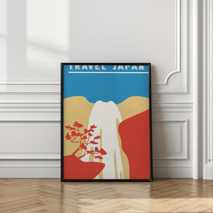 Traval Japan Minimilism I Framed Art Modern Wall Decor