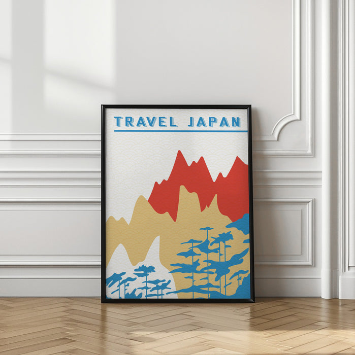 Traval Japan Minimilism Iii Framed Art Modern Wall Decor