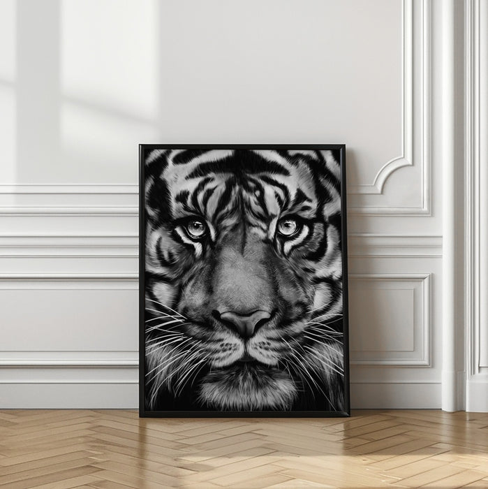 Tiger Framed Art Wall Decor