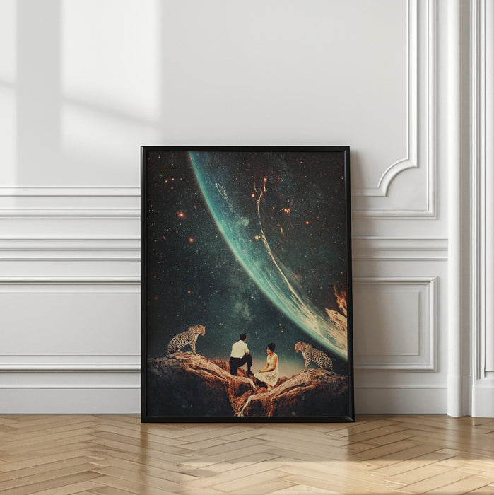 Guardians of Our Future Framed Art Modern Wall Decor