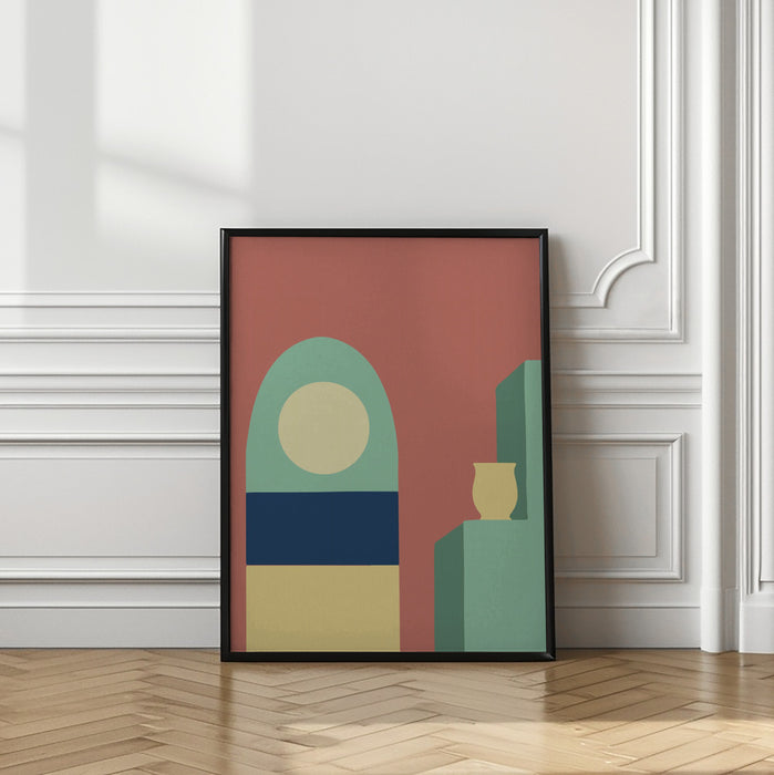 Boho Minimal Design #4 Framed Art Modern Wall Decor