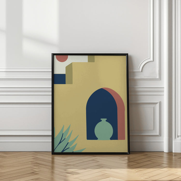 Boho Minimal Design #3 Framed Art Modern Wall Decor