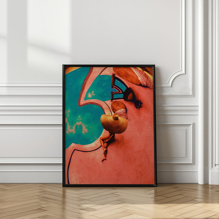 Poolside Framed Art Wall Decor