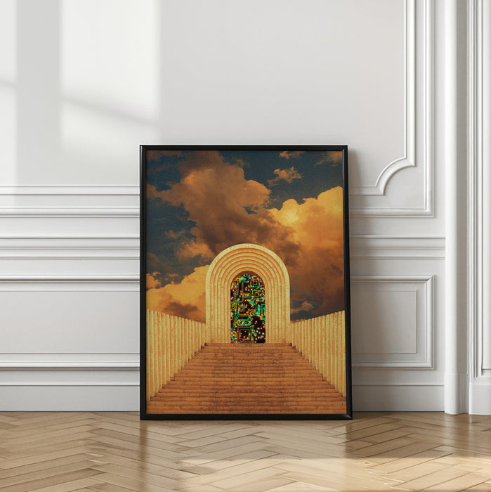 Portal Framed Art Modern Wall Decor