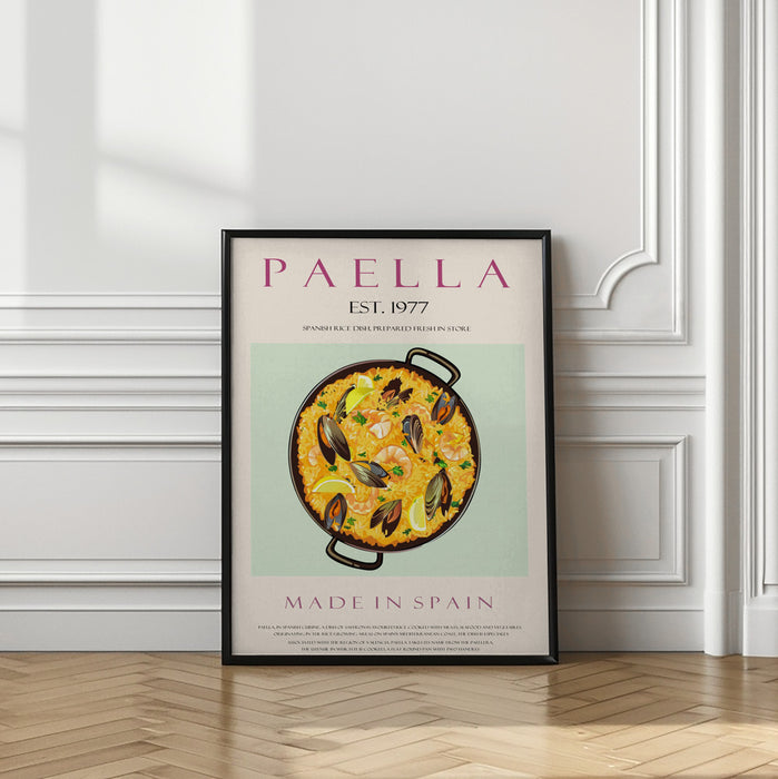 Paella Est. 1977 Framed Art Wall Decor