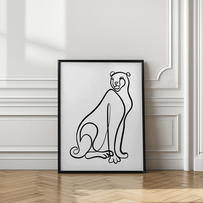 The Cheetah Framed Art Wall Decor