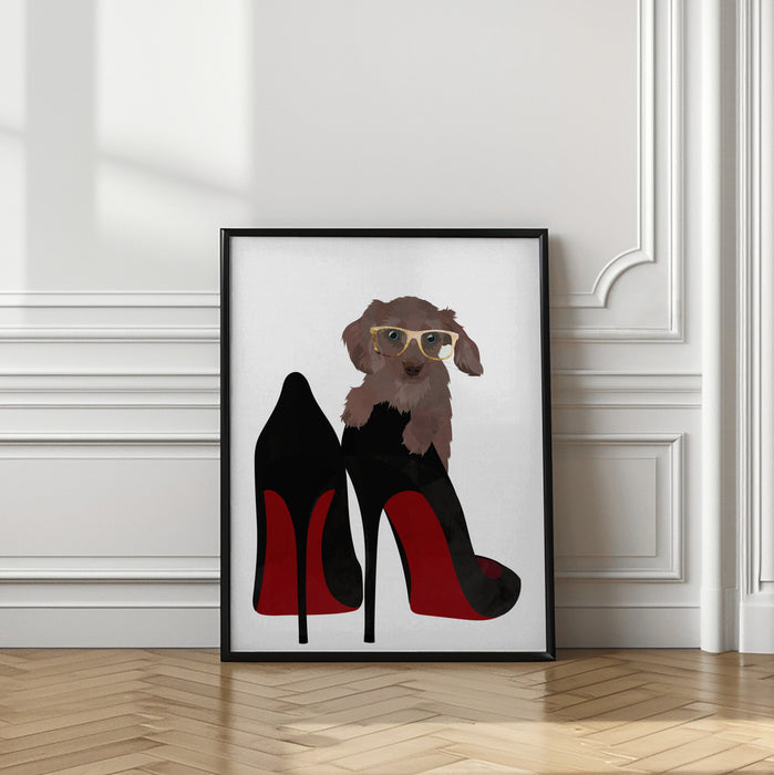 Daschand Shoe Framed Art Modern Wall Decor