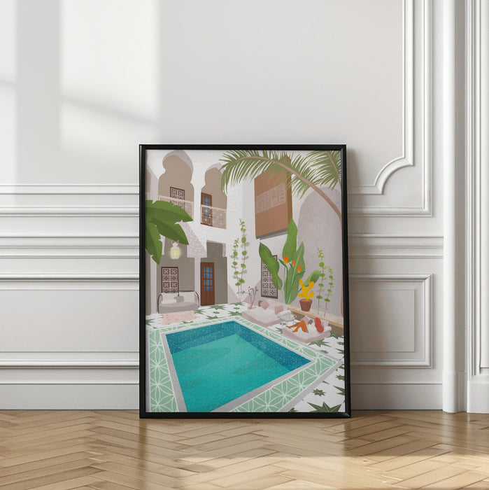 Riad Framed Art Modern Wall Decor