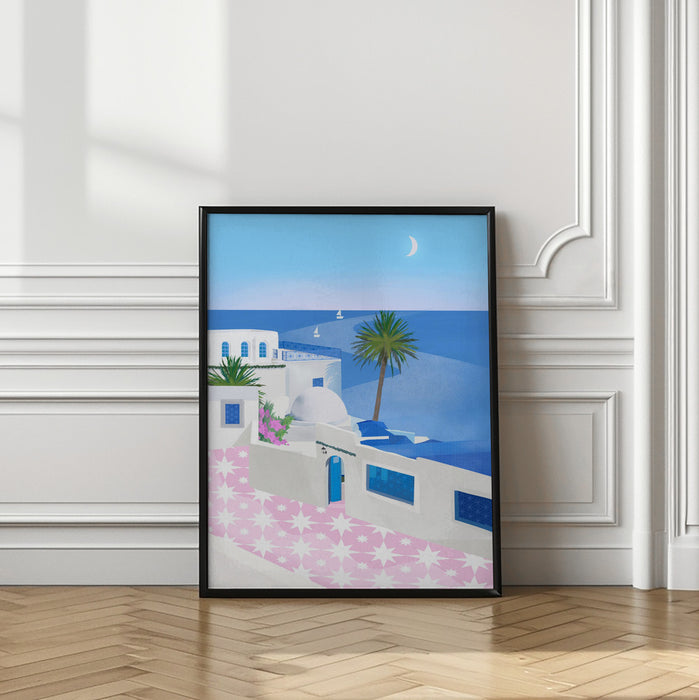 Tunis Framed Art Modern Wall Decor