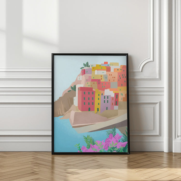 Italy Framed Art Modern Wall Decor