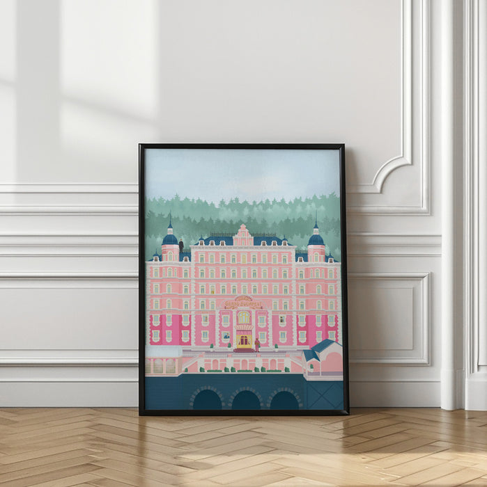 The Grand Budapest Hotel Framed Art Modern Wall Decor