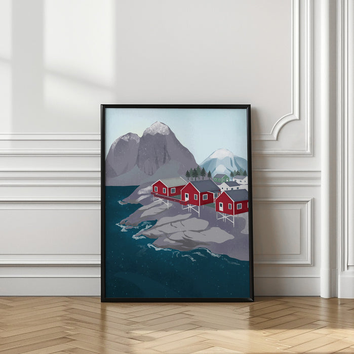 Norway Framed Art Modern Wall Decor