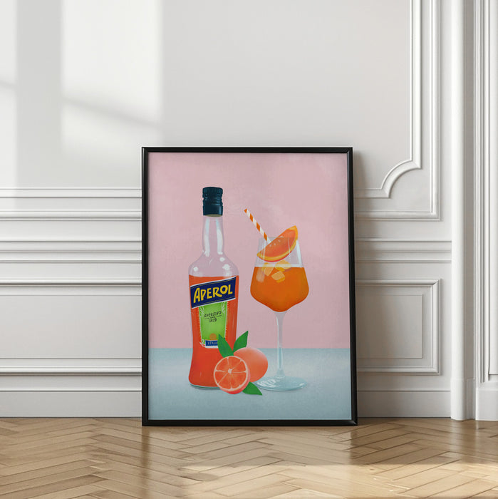 Aperol Spritz Framed Art Wall Decor